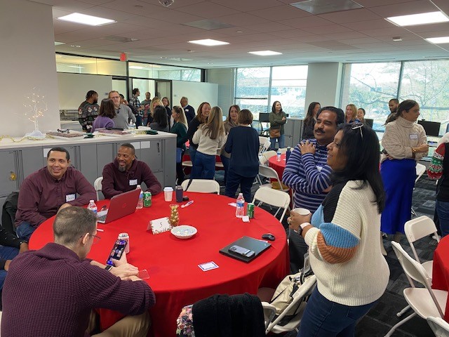 Staff members at RSNA