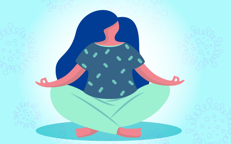 Meditation Illustration