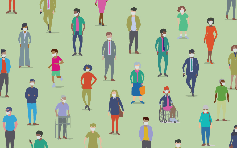 Illustration of diverse group of patients