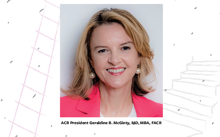 McGinty headshot with art background