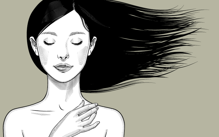 illustration of a woman