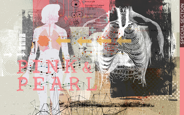 Medical illustrations collage