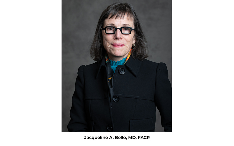 photo: Jacqueline A. Bello, MD, FACR