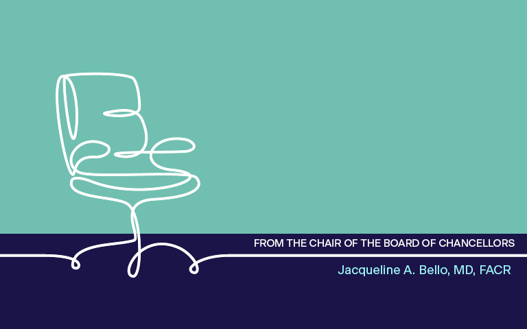 Line Drawing of an office chair