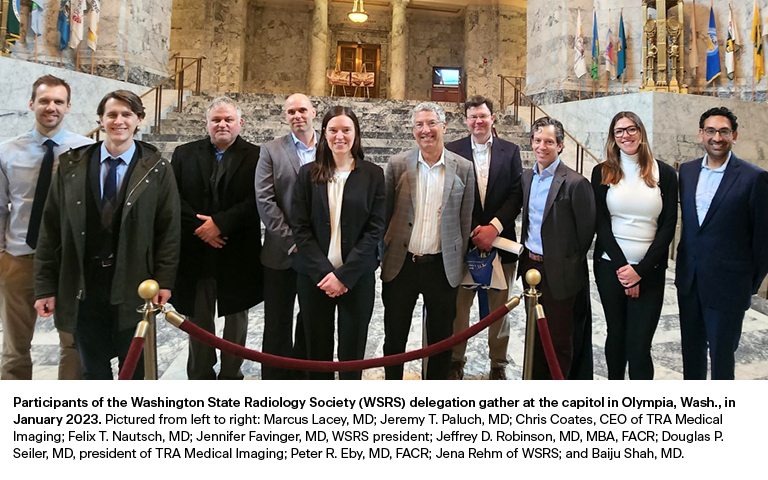 Photo: Washington State Radiology Society (WSRS) delegation 