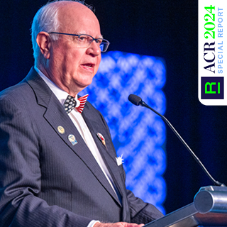 William T. Herrington, MD, FACR, delivers the President's Address at ACR 2024