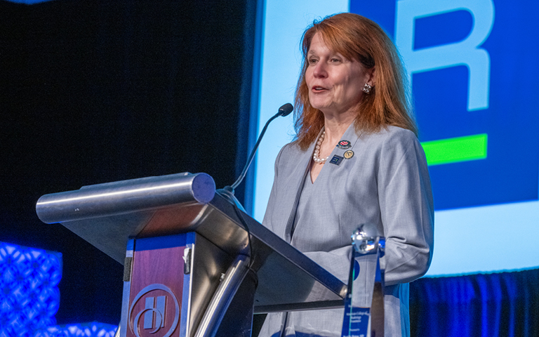 Dana H. Smetherman, MD, MPH, MBA, FACR and CEO of the ACR