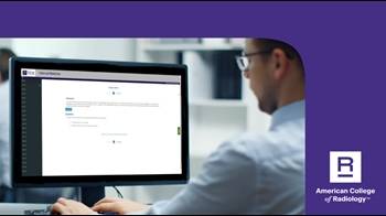 Radiology typing at computer