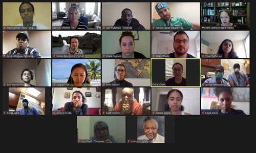 Zoom Screenshot PIER Interns