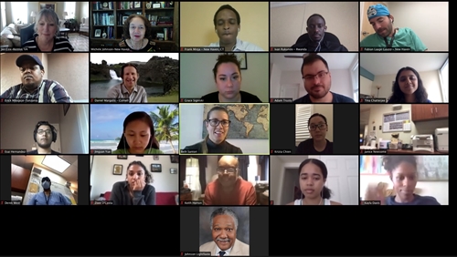 Zoom Screenshot PIER Interns