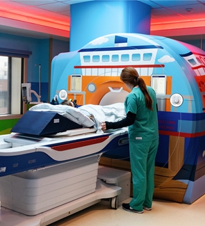 Boston Children's MRI Exam Room