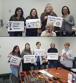 ACR staff participates in live escape room pilot.